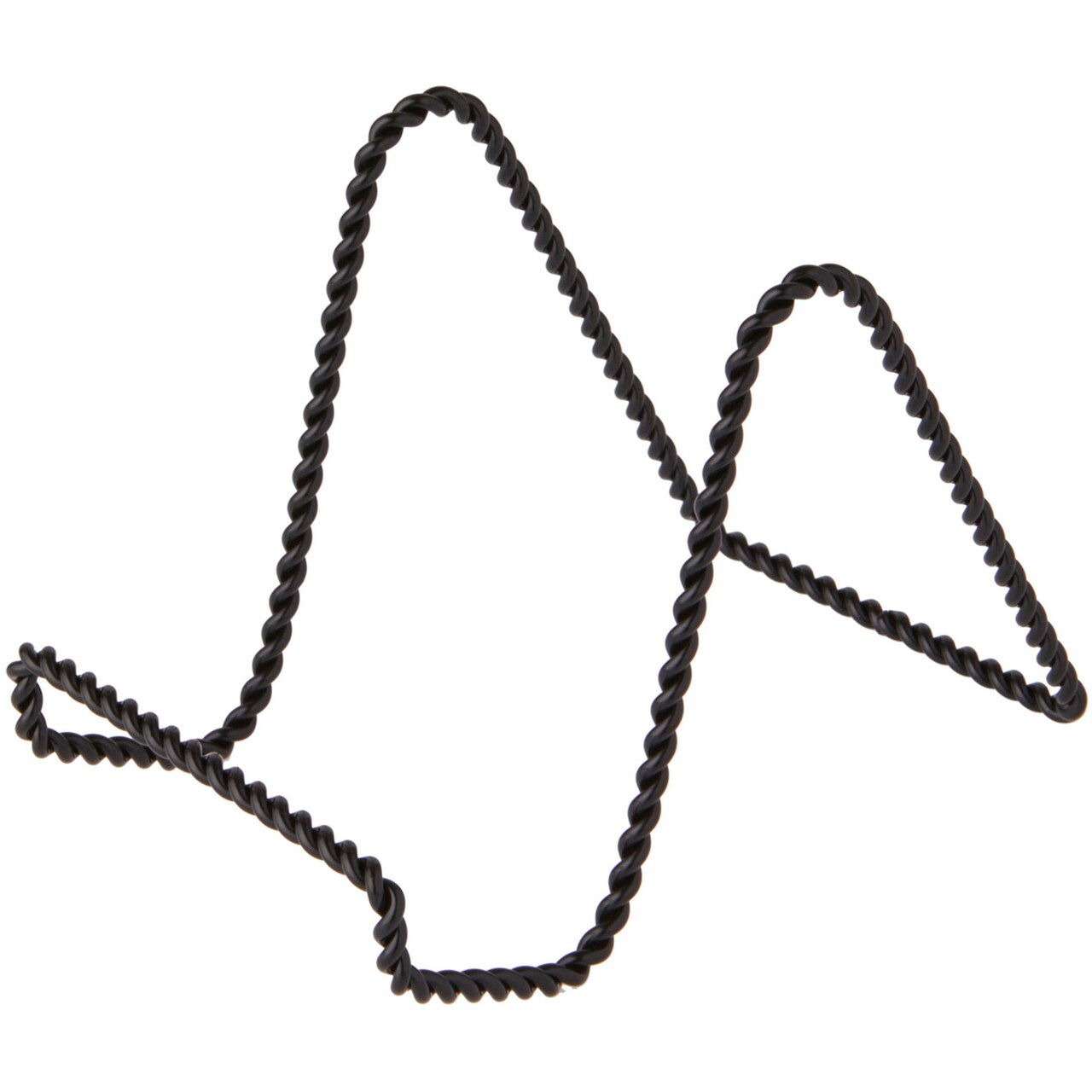 Bard's Twisted Black Wire Easel Stand, 4" H x 3.5" W x 5.5" D